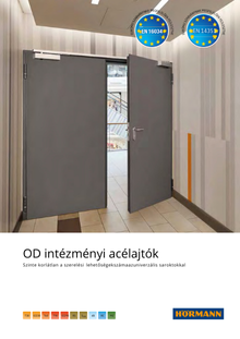 OD acélajtók - tűzátló,  füstgátló, többcélú acélajtók – katalógus előnézet (PDF)