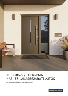 Thermo46/65 acél házbejárati ajtók – katalógus előnézet (PDF)