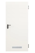 Szellőzőrács beltéri ajtóhoz, 454 x 90 mm, ajtóvastagság. 35-45 mm, fehér műanyag, utólagos bevágáshoz