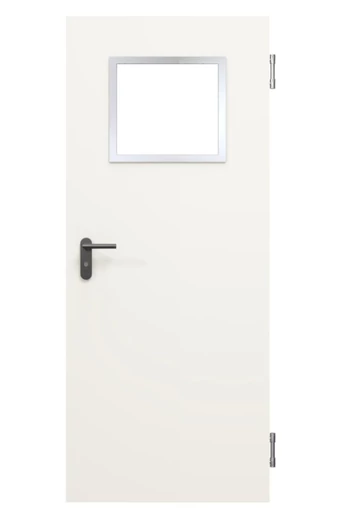 Hörmann LA5 elox alu üvegezőkeret 750 mm széles ajtólaphoz (325x375), utólagos bevágáshoz, üveg nélkül