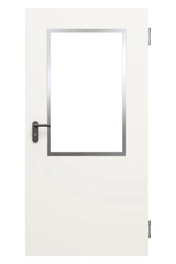 Hörmann LA6 elox alu üvegezőkeret 1000 mm széles ajtólaphoz (575x950), utólagos bevágáshoz, üveg nélkül