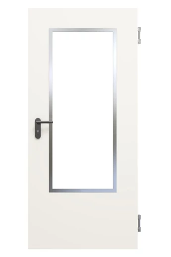 Hörmann LA7 elox alu üvegezőkeret 875 mm széles ajtólaphoz (450x1305), utólagos bevágáshoz, üveg nélkül