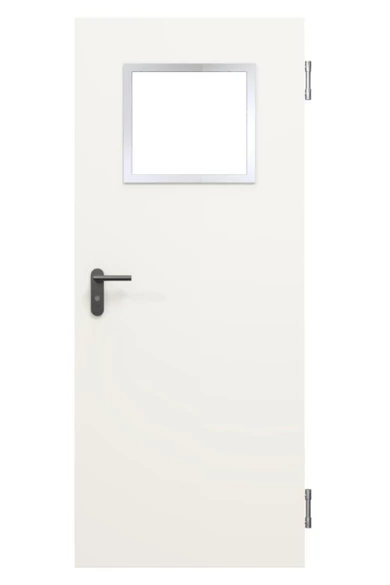 Hörmann LA5 elox alu üvegezőkeret 750 mm széles ajtólaphoz (325x375), utólagos bevágáshoz, üveg nélkül