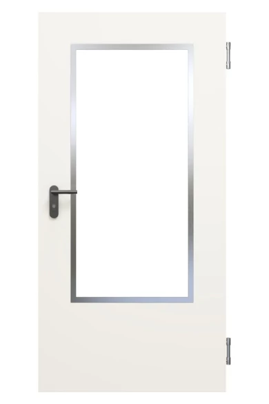 Hörmann LA7 elox alu üvegezőkeret 1000 mm széles ajtólaphoz (575x1305), utólagos bevágáshoz, üveg nélkül