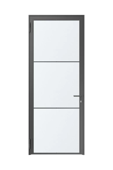 Hörmann acél loftajtó | Modell 2 | DIN balos | 1-szárnyú | RAL9005 mélyfekete színben | átlátszó biztonsági üveggel | 1005-1250 x 1900-2250 mm mérettartományban