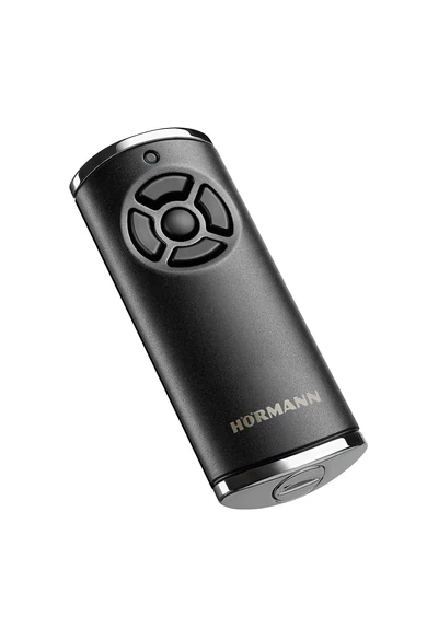 Hörmann HS 5 BS 5-gombos távirányító, strukturált műanyag felület krómozott horganyöntvény sapkákkal (fekete)